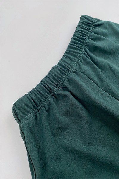 訂做墨綠色跑步運動褲   設計短跑運動短褲  熱身運動褲  運動褲中心  U396 側面照
